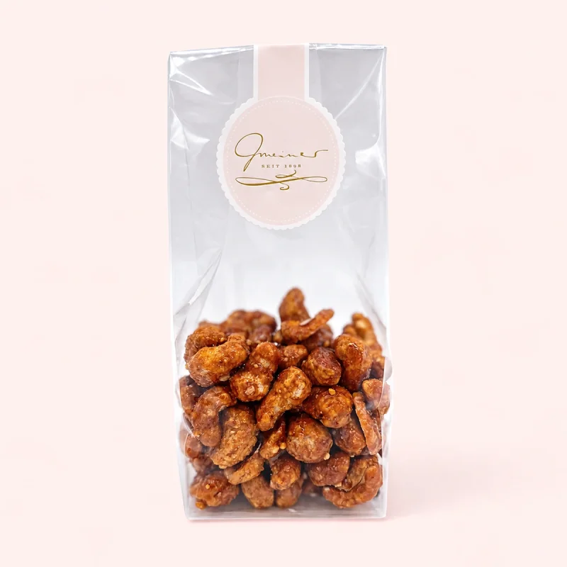 Caramelisierte Cashewkerne mit Meersalz