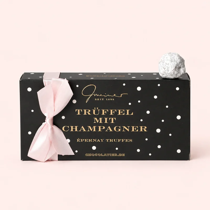 Trüffel mit Champagner - Épernay-Box, 8er
