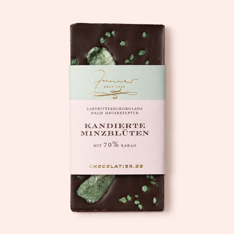 Kandierte Minzblüten